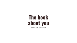The Book About You